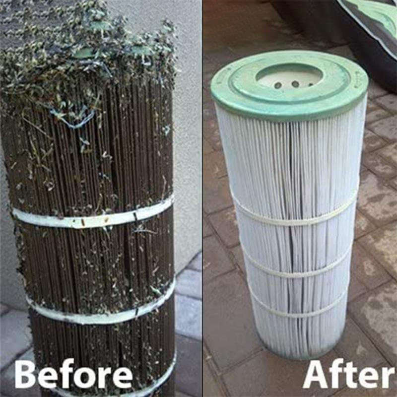 Swimming pool cleaning equipment paper element filter element cleaner cleaning brush hand-held filter element flushing tool