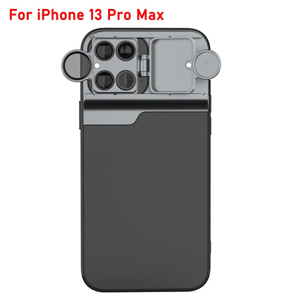5 In 1 Telefoon Lens Case Kit 10X 30X Super Macro Lens Cpl Filter Fisheye 2X Telelens Cover Voor iphone 13 Mini/13 Pro Max: For iPhone13 Pro Max