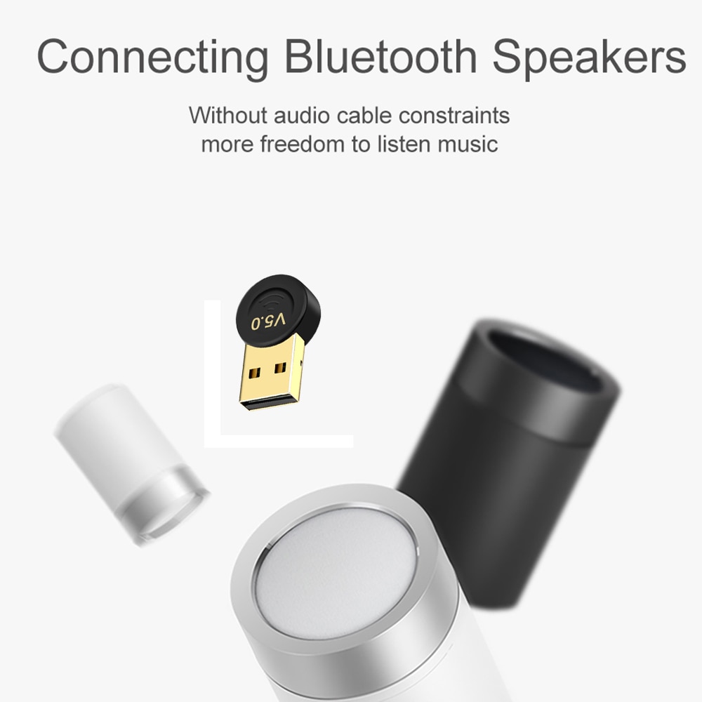 KEBIDU USB wtyczka bluetooth przejściówka robić komputera PC bezprzewodowy USB nadajnik bluetooth 5.0 odbiornik muzyczny adapter bluetooth