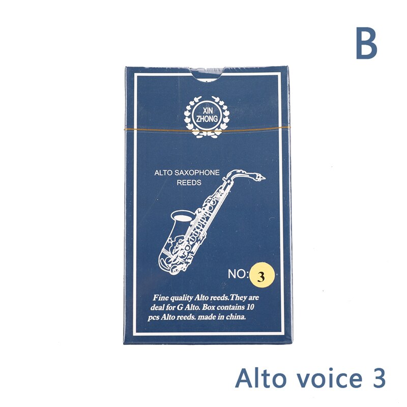 10Pcs Normaal Niveau G Altsaxofoon Sax Rieten Sterkte 2.5/ 3.0 Voor Beginners: B