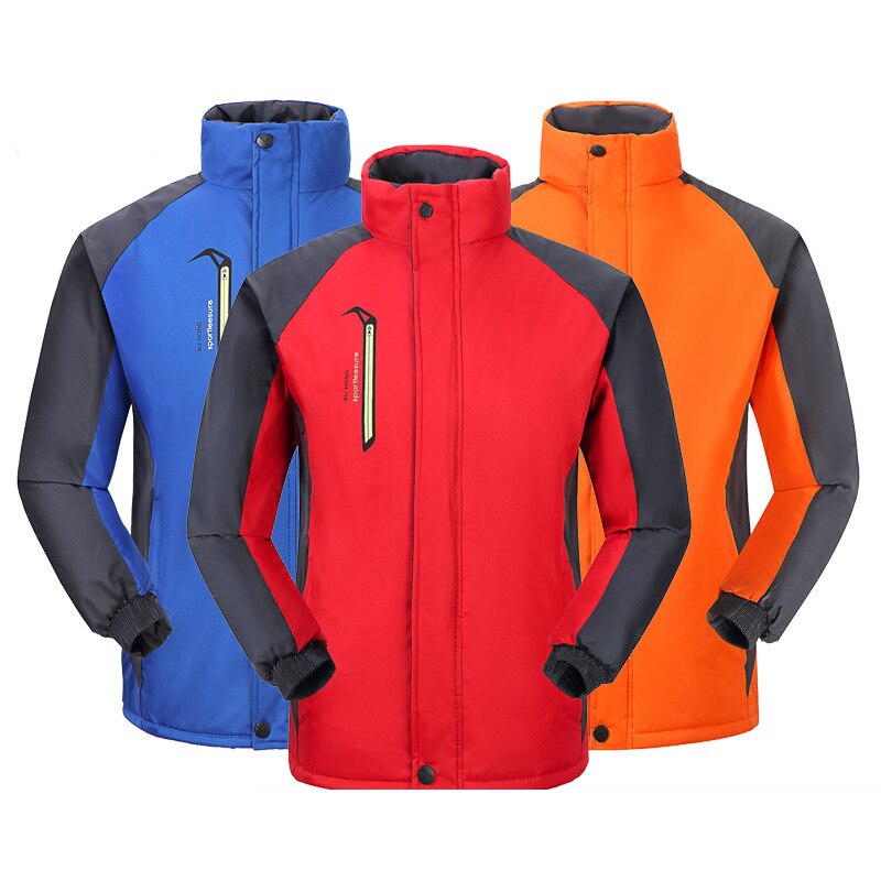 Winter Ski Jacke draussen Wandern Jacke Gepolsterte Wasserdichte Sport Snowboard Skifahren Jacke Warme Winddicht Bergsteigen anzug