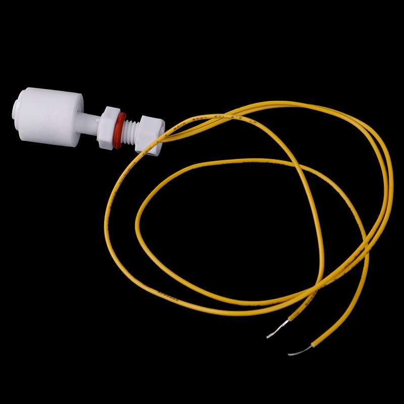 Interruptor de bola flotante DC 220V PP Sensor de nivel de agua líquida interruptor de flotador Horizontal Down 0.5A