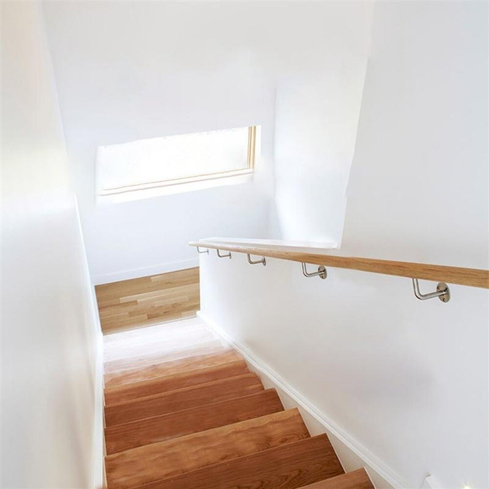 3pcs Stainless Steel Solid Wall Bracket Pvc Handrail Fixing Bracket Elbow Against The Wall Stair Handrail Bracket Accessories