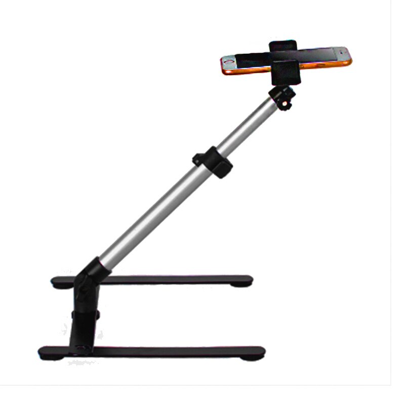 Regolabile desktop di tiro Del Telefono Basamento Della Staffa impostato mini Monopiede + clip di Telefono foto studio Del Basamento kit per Spettacolo Dal Vivo di Ripresa video: titolare