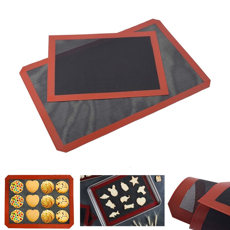 Non Stick Perforated Silicone Baking Mat 30x40 Heat Resistant Oven Sheet  Liner For Bread/Cookie/Biscuits/Puff/Eclair Pastry Mat