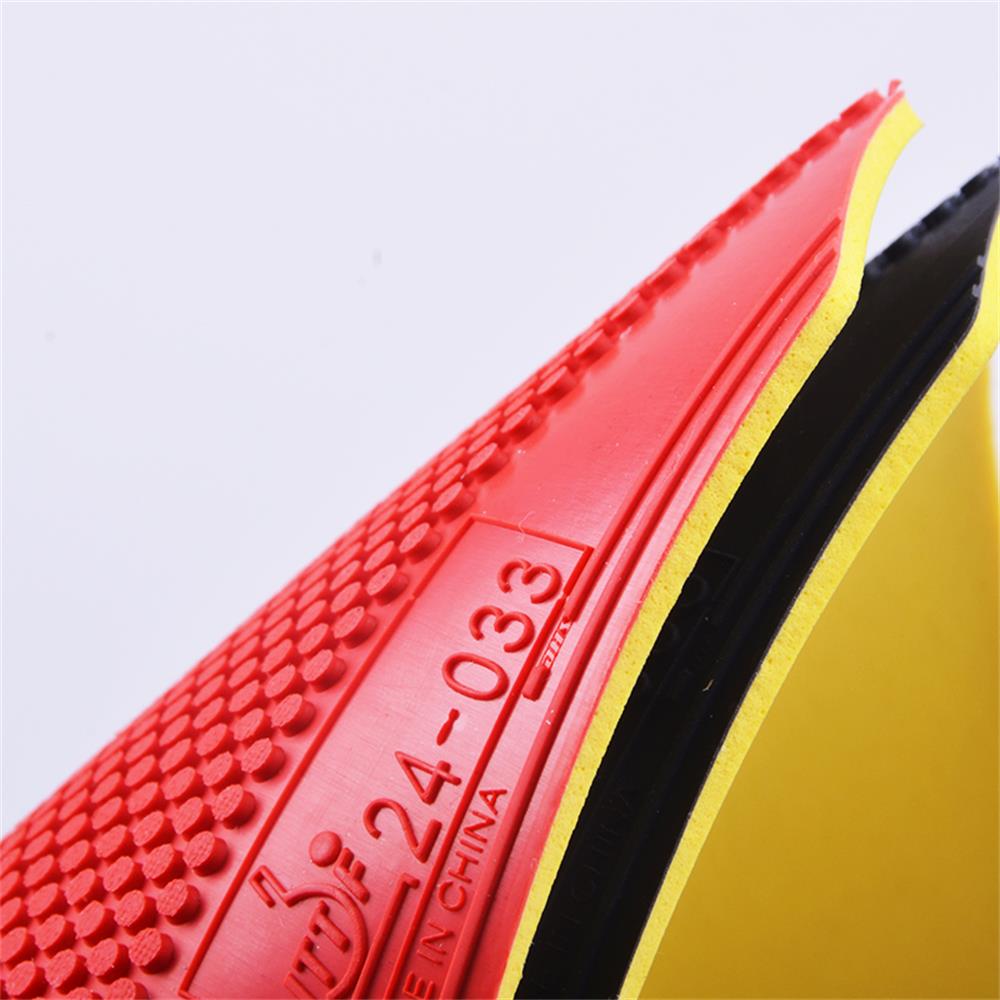 DHS Dragonow Table Tennis Rubber（pimples out rubber）Quick Attack Short Pips-Out Table Tennis (PingPong) Rubber With Sponge
