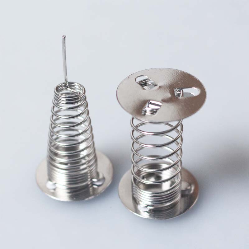 Stainless steel spring base bottom with adhesive light clay model accessories tip head and flat head two styles