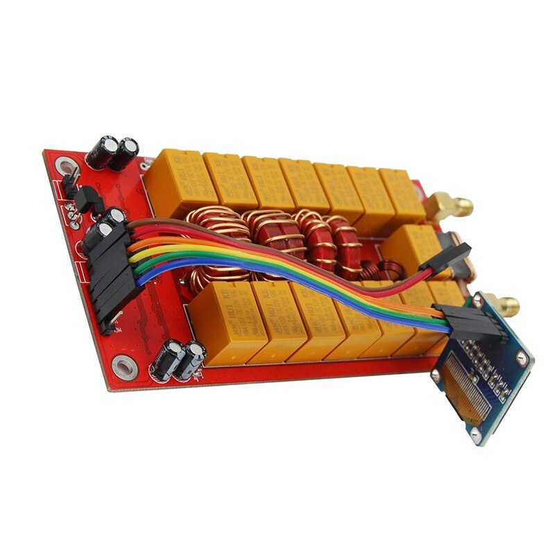Gotowe/zmontowane zestawy ATU-100 automatyczna płyta tunera antenowego 1.8-50MHz 100W przez N7DDC 7X7 z wyświetlaczem OLED 0.96 Cal