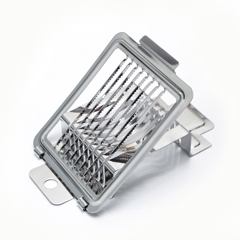 Rvs Ei Pot Versnipperd Geraspte Ei Cutter Groentesnijder Thuis Keuken Egg Cutter Keuken Ei Koken Gereedschap: Default Title