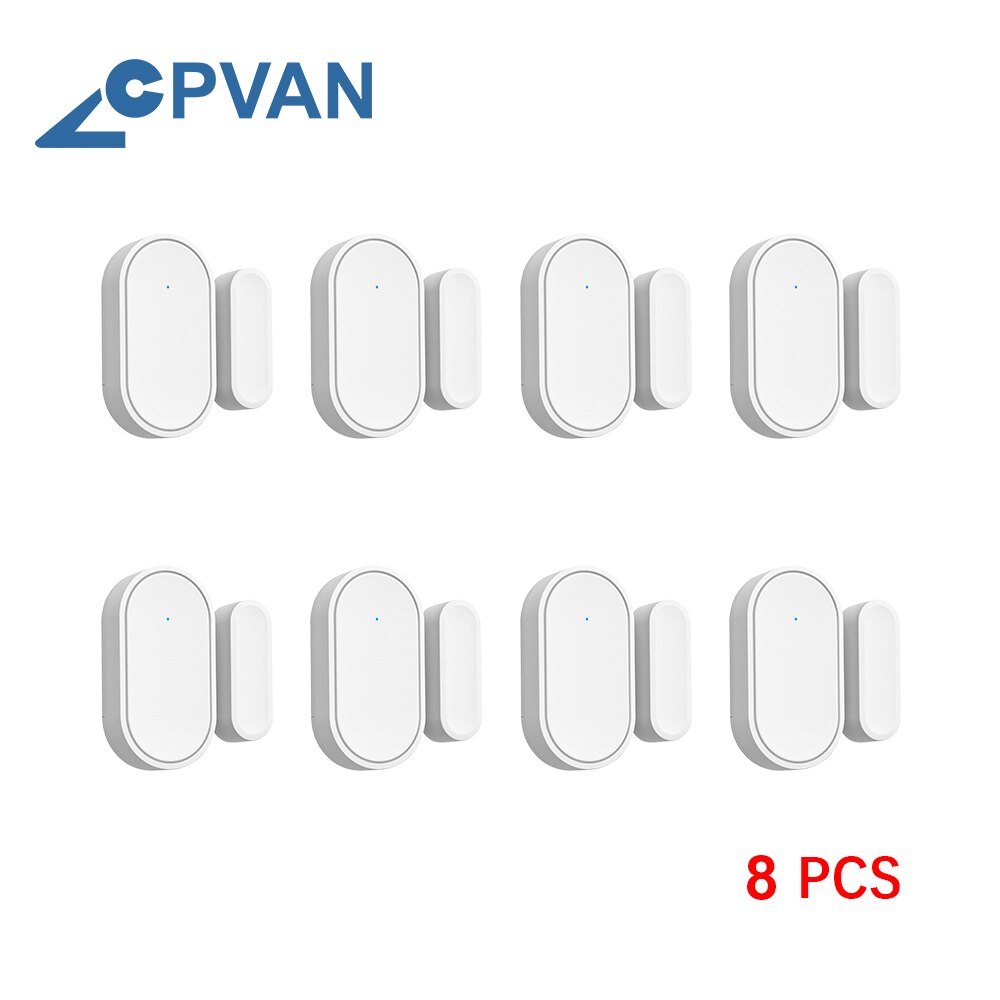 CPVAN Tür Sensor 433mhz Tür Offen/Geschlossen Detektoren Hause Alarm Kompatibel Mit Heimat Sicherheit Alarm System: Tür Sensor X8