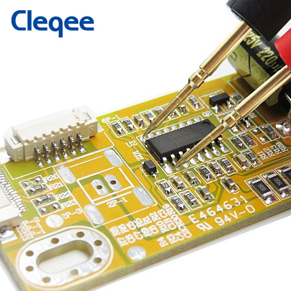 Cleqee Multimeter probes sharp needles test leads kits probe for digital multimeter cable feeler for multimeter 4mm Banana plug