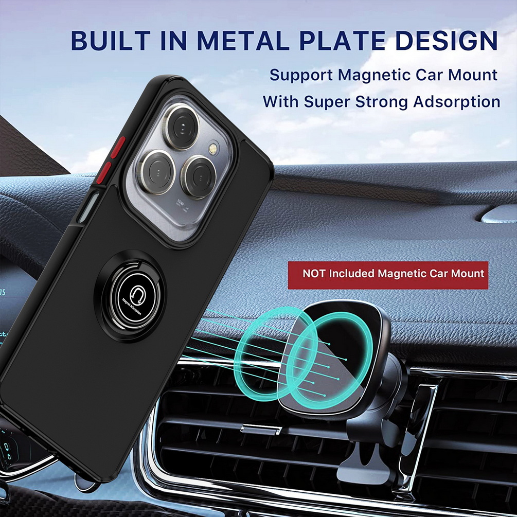 Rotatable bracket Phone case for Infinix 40 Pro 40i 30 Play NFC 30i 20 20s 12 12i 11 11S 10 Car Holder Finger Ring Cover