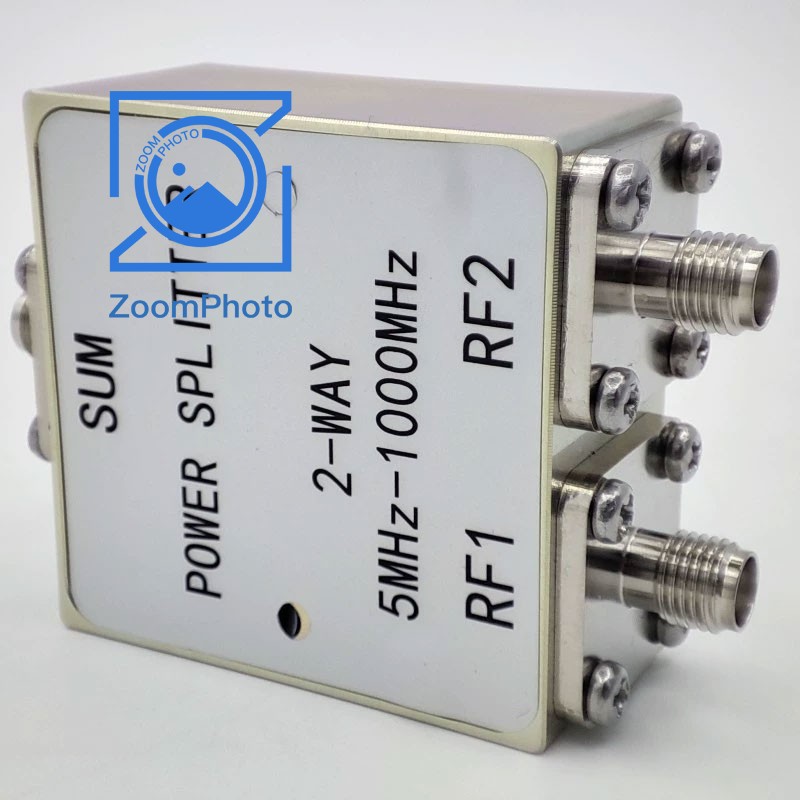 5MHz-1000MHz Breitband-HF-Leistungs teiler 1 bis 2 Leistungs teiler mit geringem Einfügung verlust und sma bnc-Buchse n-Typ: rot