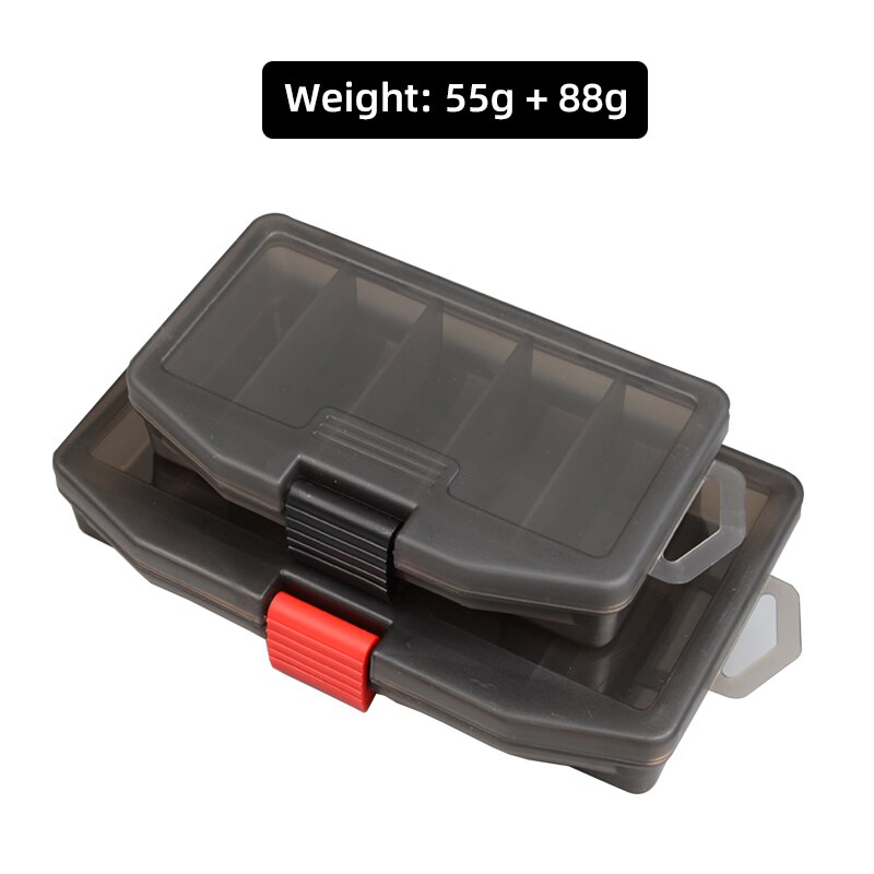 Electronic Parts Plastic Tool Box Wall Hanging Screw Classification Component Organizer Hardware Tool Storage Box Jewelry Case: Two Size Box