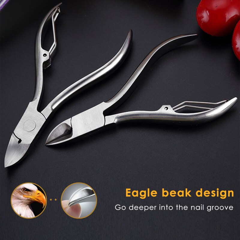 Feet Toe Stainless Steel Nail Clippers Trimmer Cutters Paronychia Nippers Chiraopody Podiatry Stainless Steel Foot Care Tools