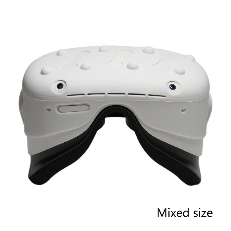 Silicone Front Case Protector Virtual Reality Headset Protective Cover Soft Shock-proof VR Housing Shell Skin for Oculus Quest 2