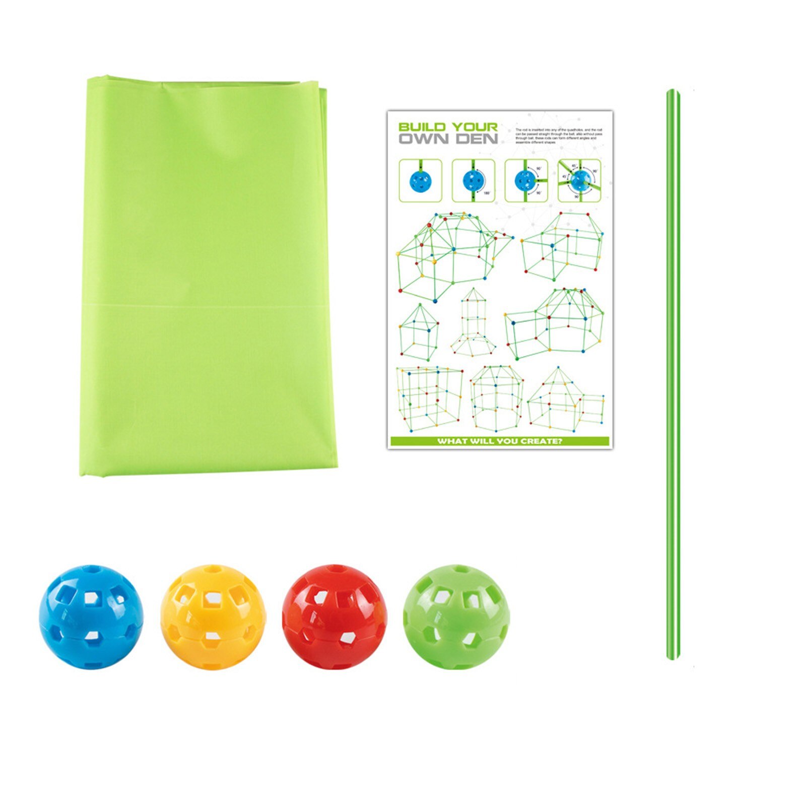 Fort Gebäude Bausatz Für freundlicher Diy Bauen Fort Burgen Zelte Raketen Tunnel Spielen einstellen Burgen Tunnel Zelte Kinderspielzeug juguetes: Default Title