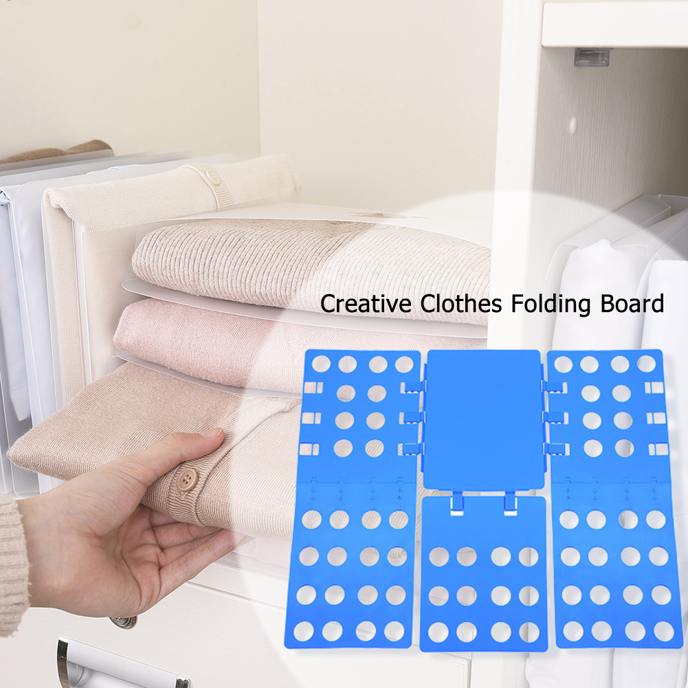 Clothes Folding Board T-Shirt Folder Laundry Storage Lightweight Rack Garment for Household Convenient Tools