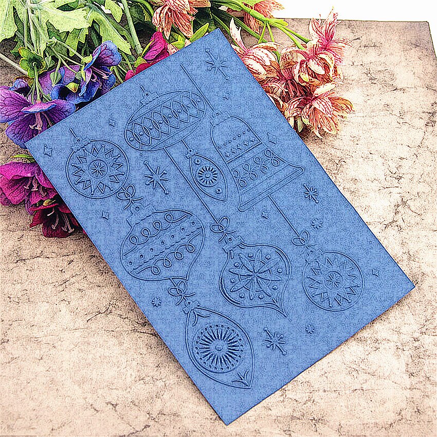 plastic Easter bell template craft card making paper card album wedding decoration Embossing folders