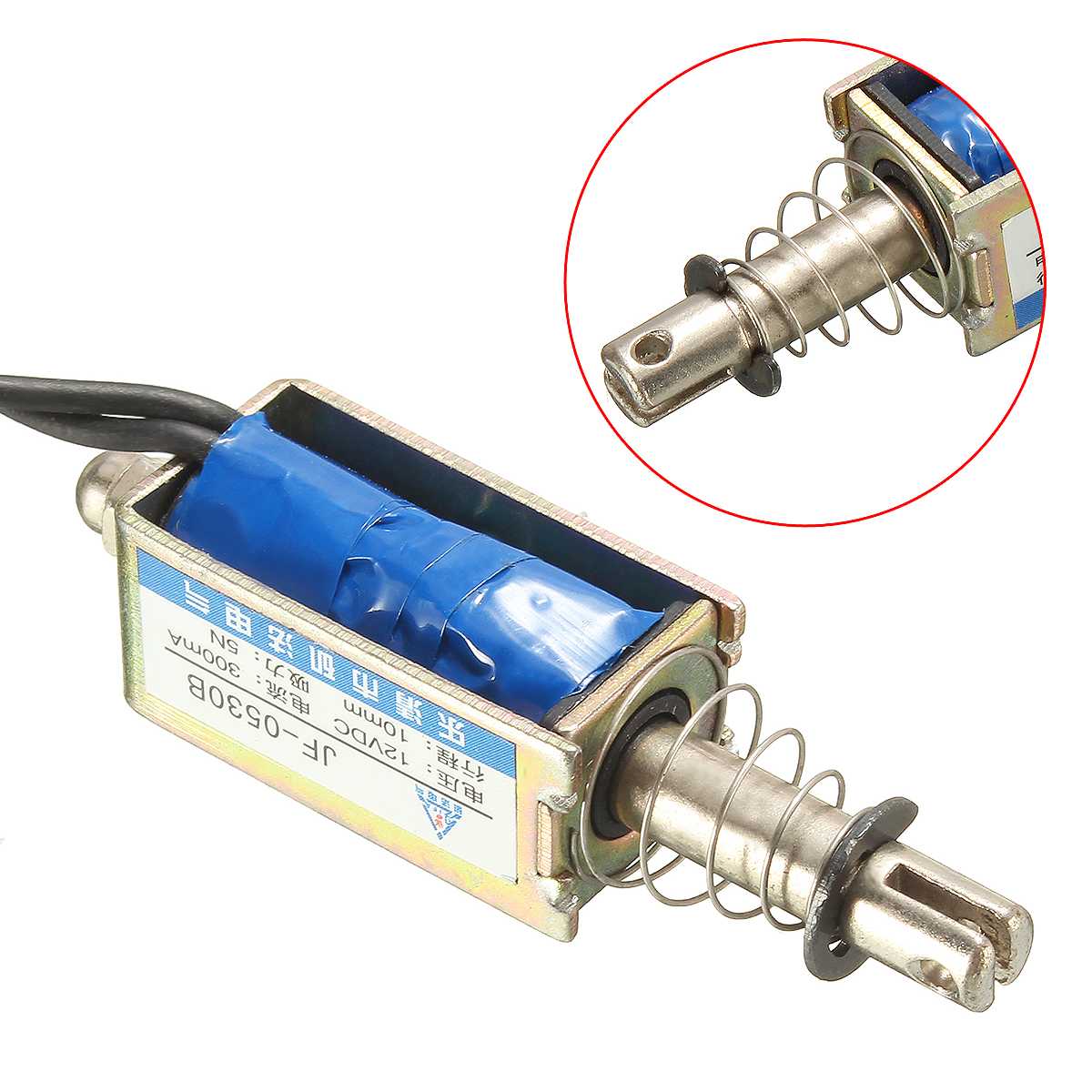 300 mA DC 12V 5N/10mm Push Pull Open Frame Mini Valve Solenoid Actuator Electromagnet Pull Push Tools