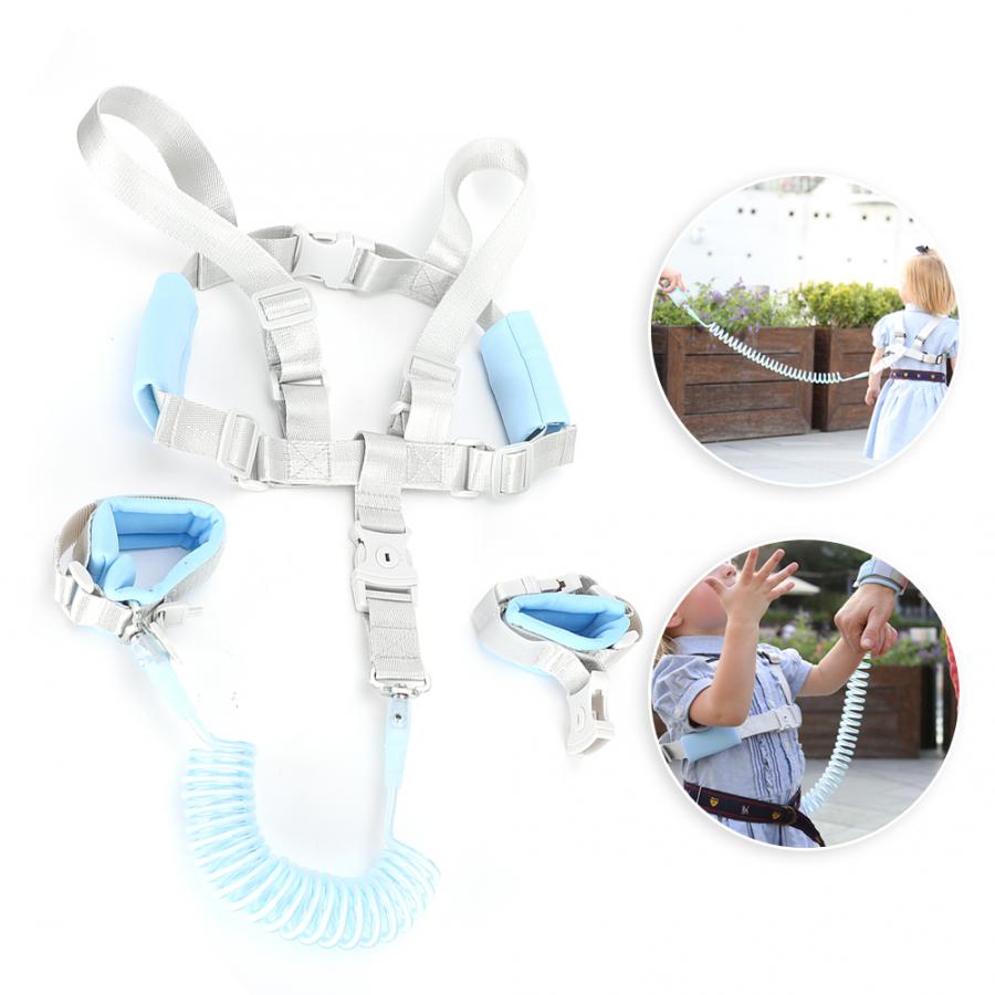 Elastic Baby Walking Leash Harness Baby Toddler Safety Anti-Lost Harness Walking Assistant for Kids Children 1-12 Years Old