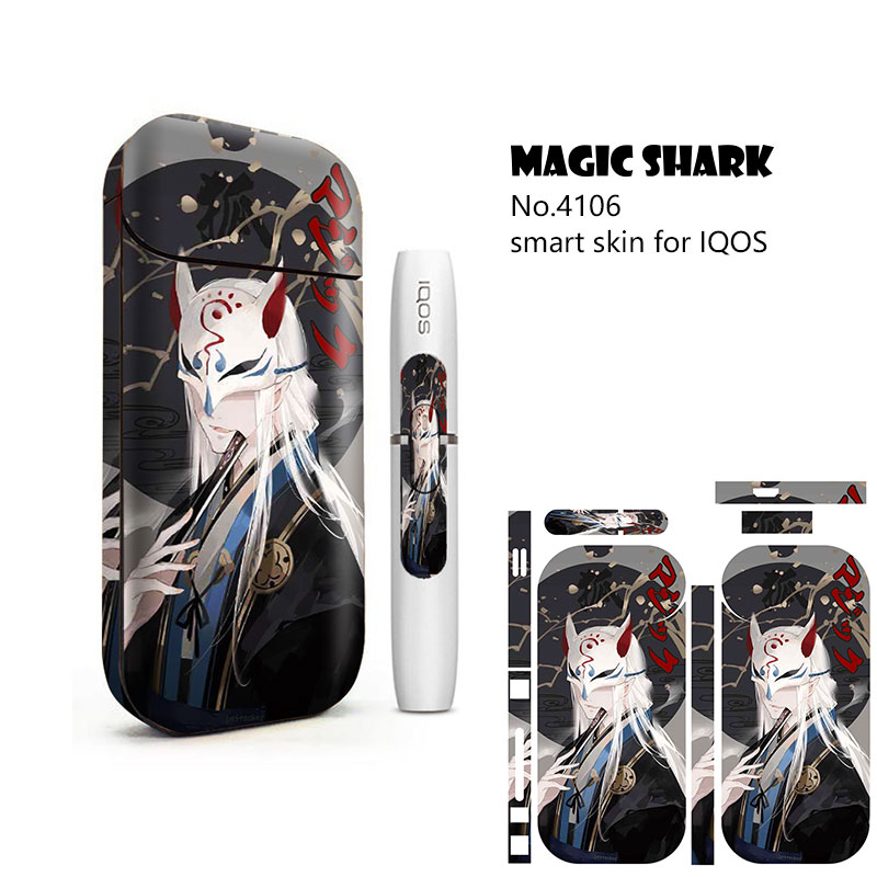 Magic Shark Anime Blood For IQOS 2.4 Plus Skin Cover Case Sticker IQOS 2.4p Sticker For IQOS Sticker: 4106