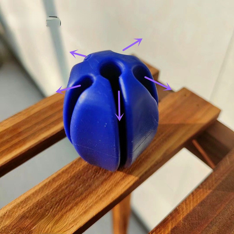 Reusable Fishing Rod Tie Holder Pole Fastener Binding Rubber Fishing Tool Supply Elastic Strong Flexible Gear Tackle: Blue