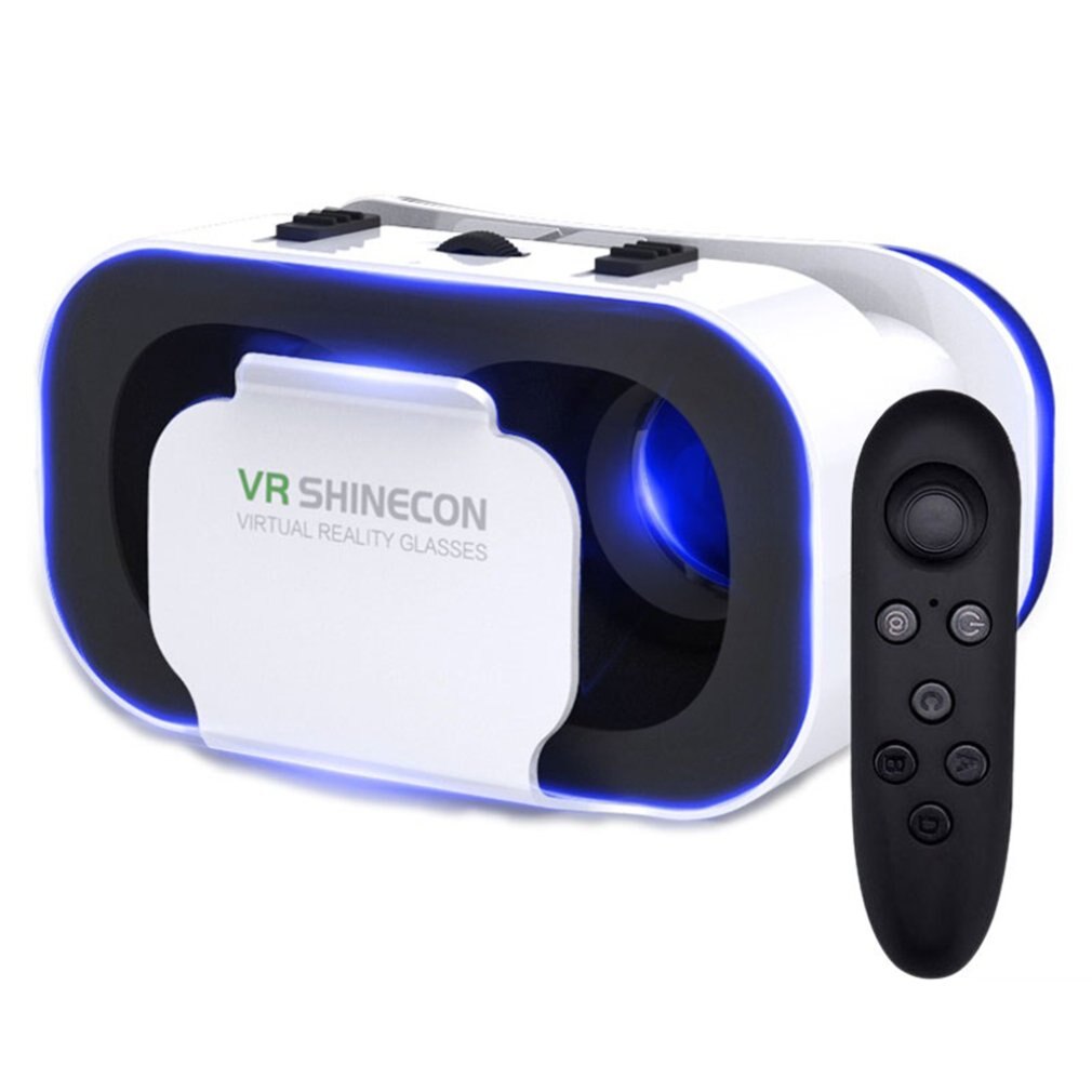 Virtual Reality Mini Glazen 3D Bril Virtual Reality Bril Headset En Handvat Zwart/Wit Voor Google Kartonnen Smart Supply