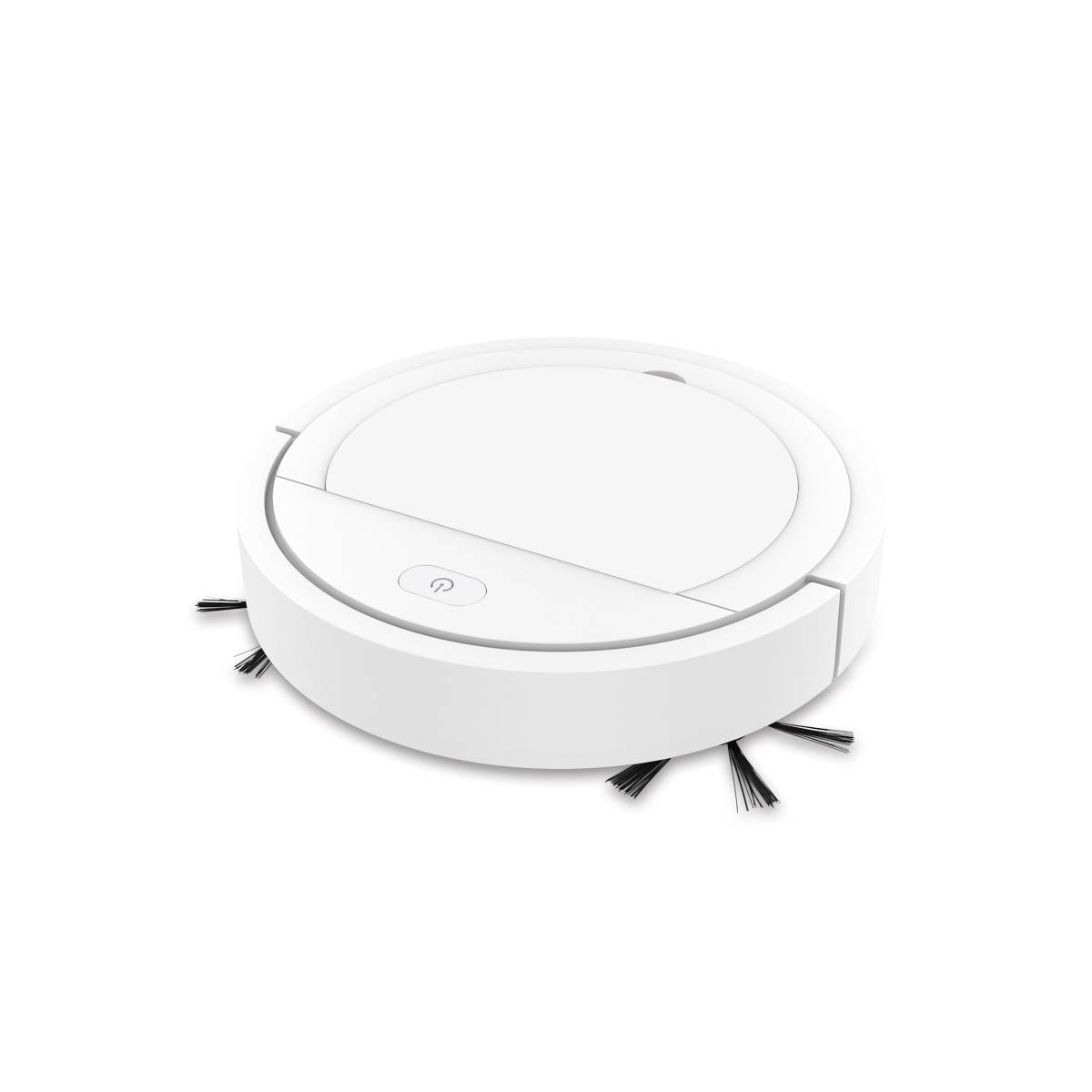 3 en 1 inteligente barredora Robot casa Durable potencia de limpieza de piso Robots aspiradora 1800pa: Blanco