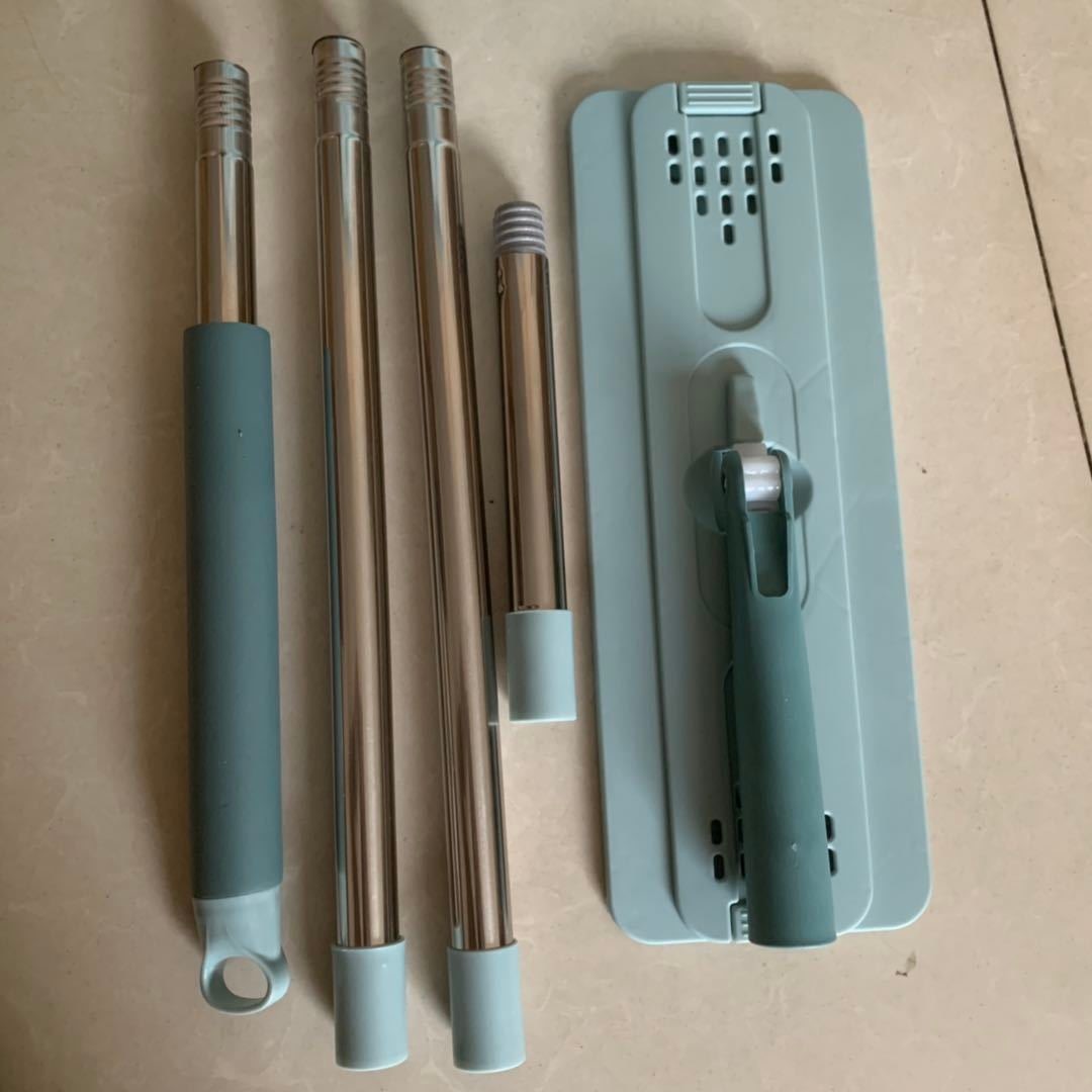 Squeeze Mop Clean Up To Replace with Bucket for Wash Floor Cleaning Wipe Rod Accessories Floors Help Lightning Offers Microfiber: Green B