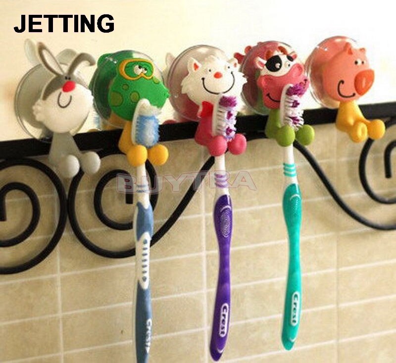 Dejlig husdyr type tandbørsteholder mini tandbørsteholder badeværelse produkt sanitetsartikler tilbehør