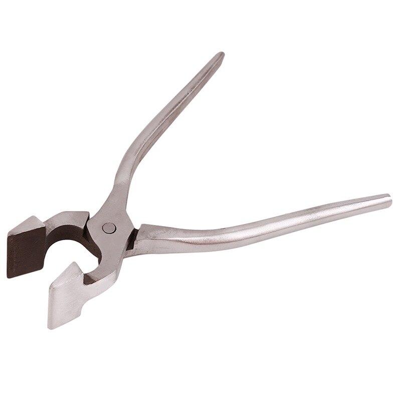 1pc platta tänger handgjorda läder kantjustering krymptänger läderpåse tyg tång diy handverktyg fixering tång
