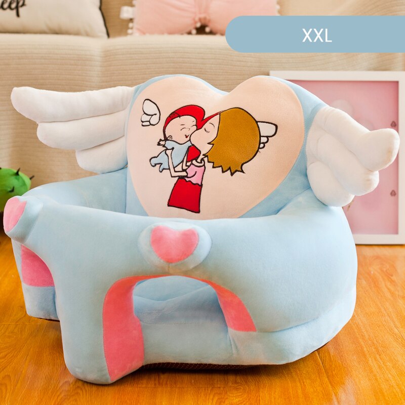 Infant Shining Baby Sofa Chair Baby Learn to Sit artifact 3 months 6 months Children Kids Sofa Training Chair Stool Anti-fall: F