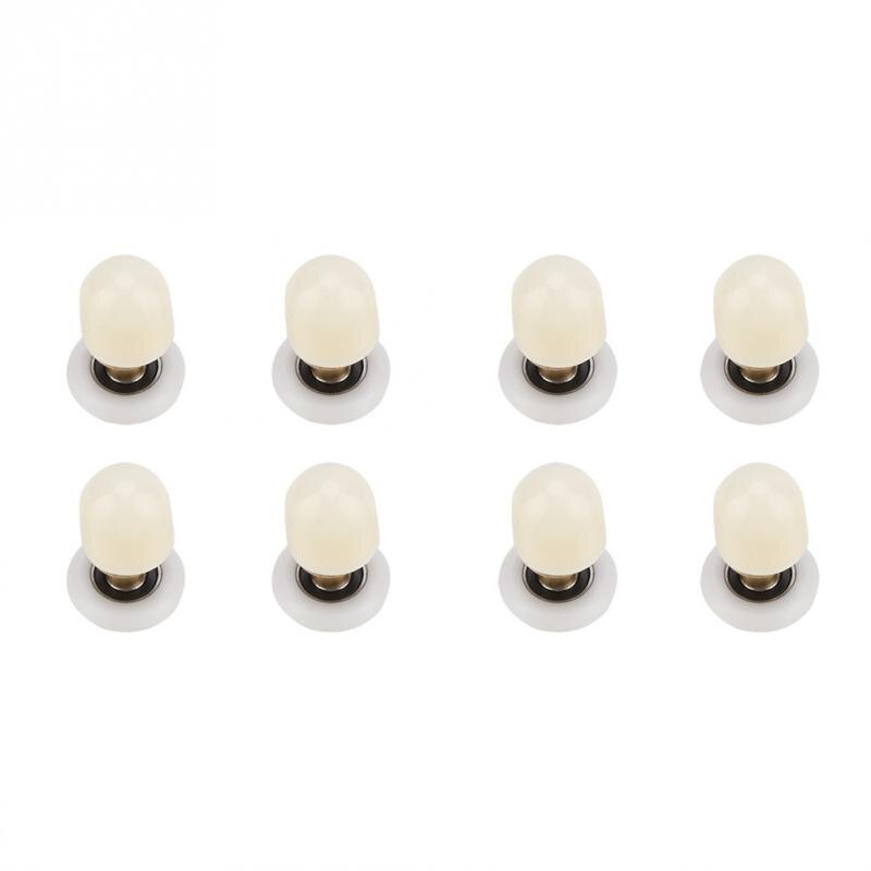 8 Stks/set Messing Abs Douche Deur Roller Glazen Douchedeur Lopers Katrol Badkamer Deuren Hardware Accessoires