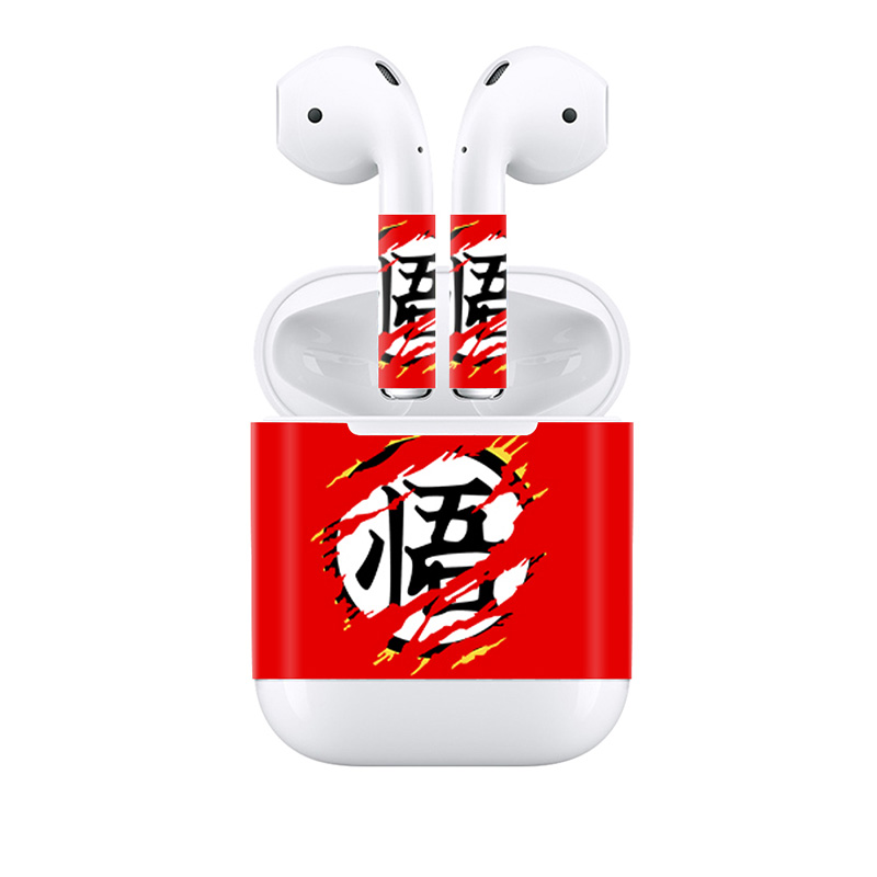 Custom Skin Sticker for Apple AirPods for Earphone Headset Vinyl Decal: 0902