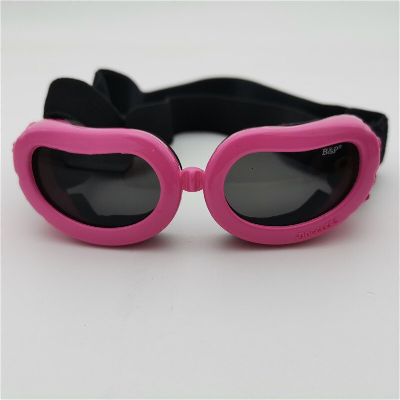 Gafas impermeables para perros pequeños y medianos, protección UV, gafas de sol: Fuchsia