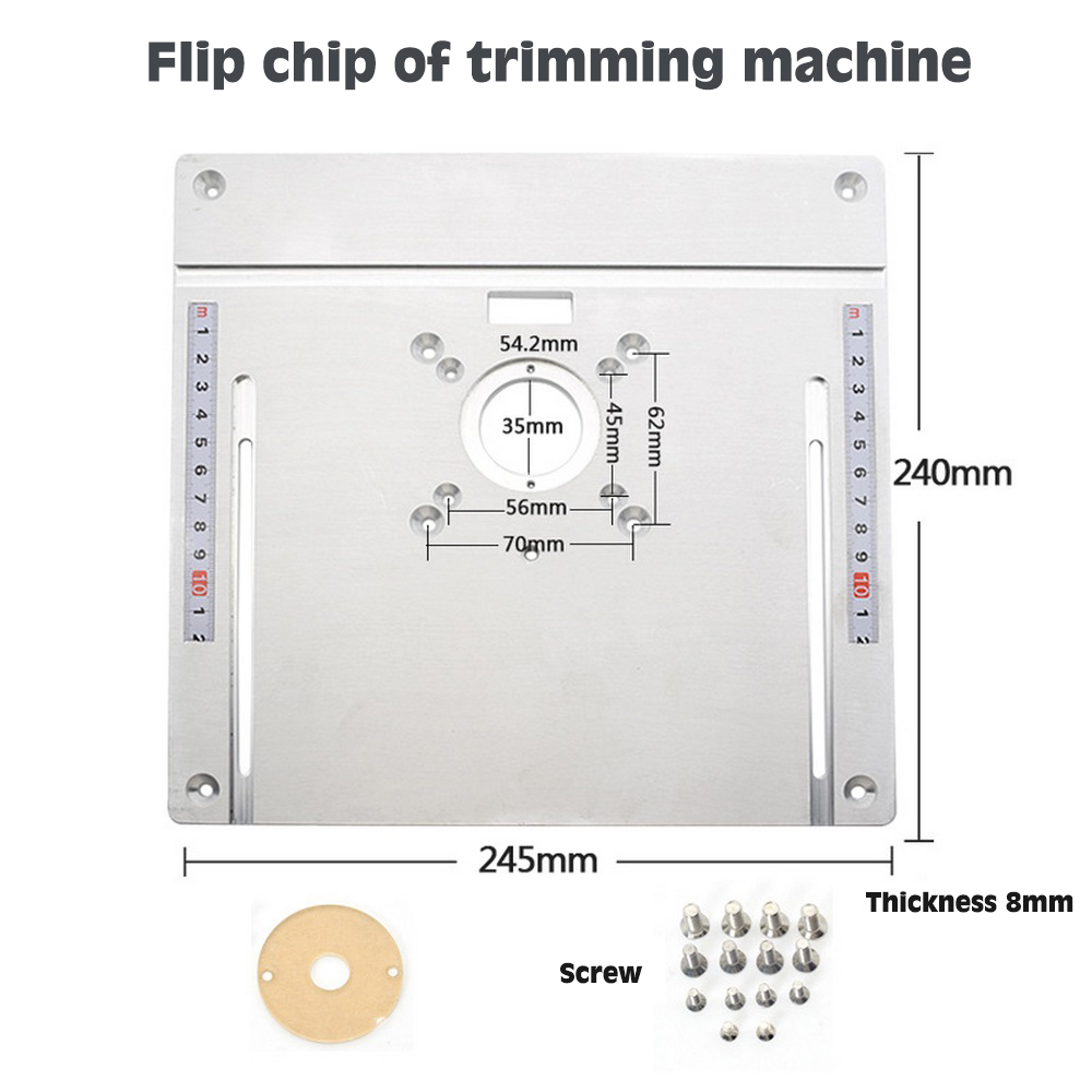 Diy Houtbewerking Elektrische Hout Frezen Afschuining Trimmen Flanger Aluminium Plaat Multifunctionele Lifting Tafel Tenon Remklauw