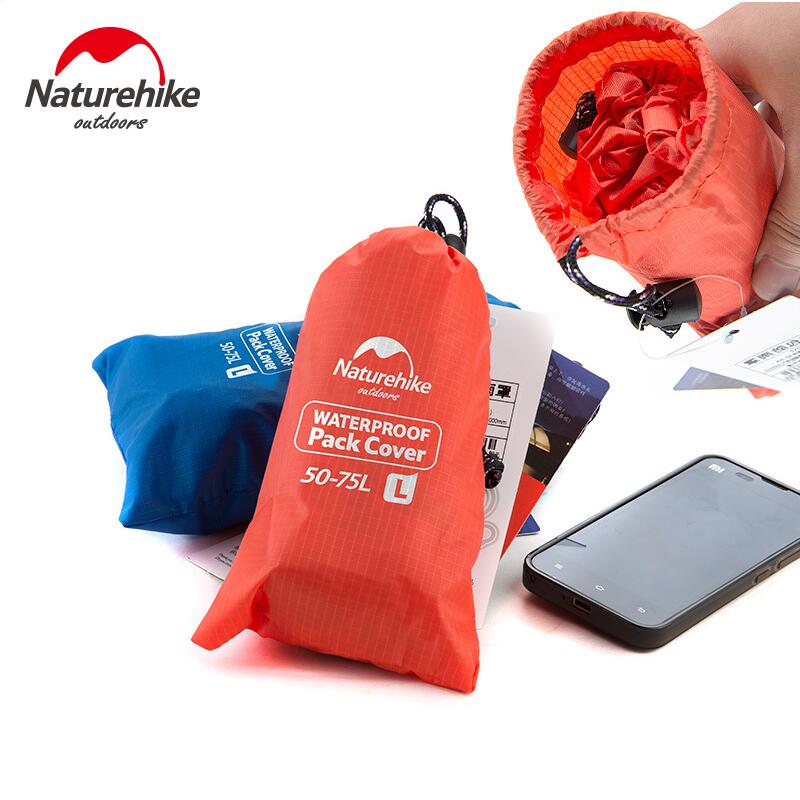 Naturehike Outdoor Backpack Rain Cover Ultralight Folding Camping Hiking Rucksack Waterproof Dustproof Protective Cover