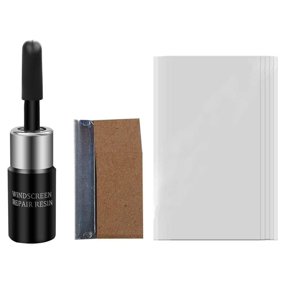 DIY Window Repair Tools Windscreen Glass Scratch Crack Restore Window Screen Resin+blade+strips Car Windshield Repair Tool