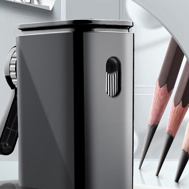 Hand Crank Pencil Sharpener Sketch Charcoal Pencil Sharpener For School Student Home Office Hand Operated Tools