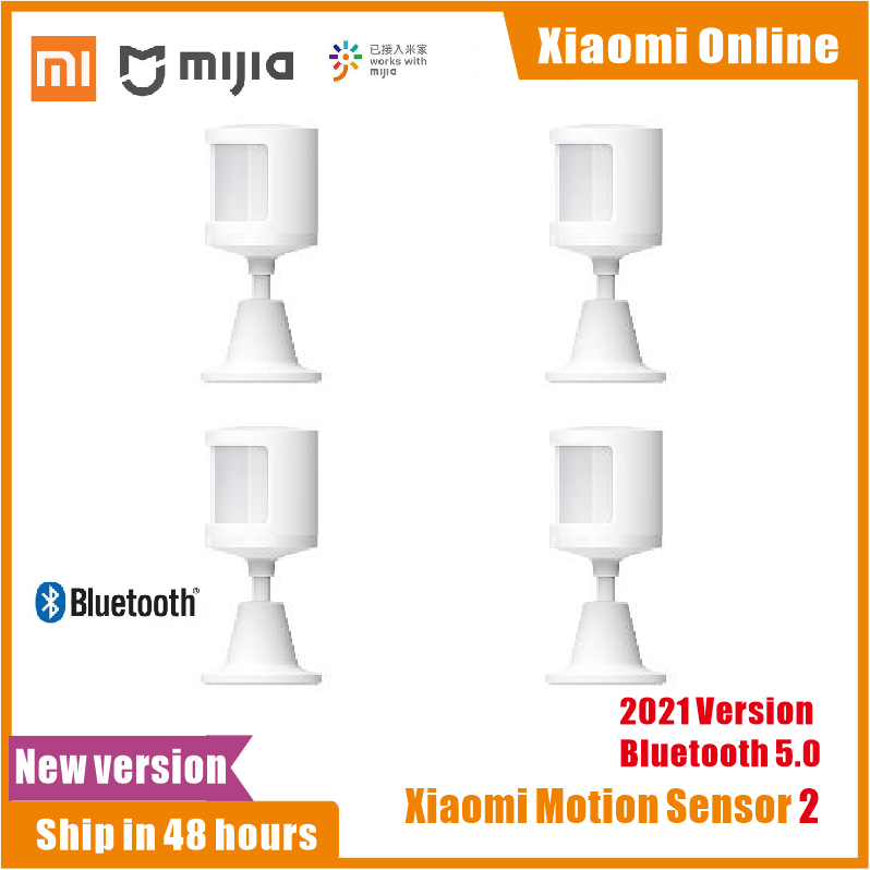 Newest Xiaomi Mijia Motion Sensor 2 Human Body Sensitive Ambient Light Dark Transducer Bracket Bluetooth Work With Mijia