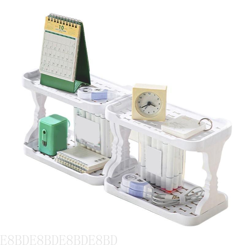 E8bd Standing Funcional Stand Span Space Gaving Rack doble capa para cocina y baño