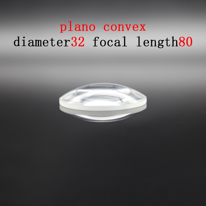 Professionelle Optische Linse - 90mm Durchmesser & 300mm Brennweite - Doppelt Konvex