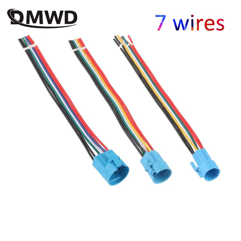16mm 19mm 22mm Metall druckknopf buchse Verkabelung 7 Drähte stabile Lampe Licht knopf klemmen Basis für zwei LED-Tasten