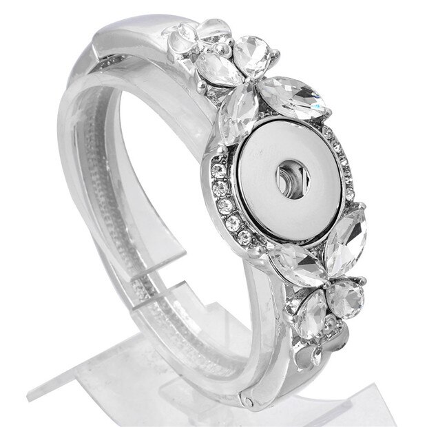 18mm Snap Jewelry Snap Bracelet Snap Button Bracelet Bangles Fit 18MM Snap Jewelry for Women Men Bracelets