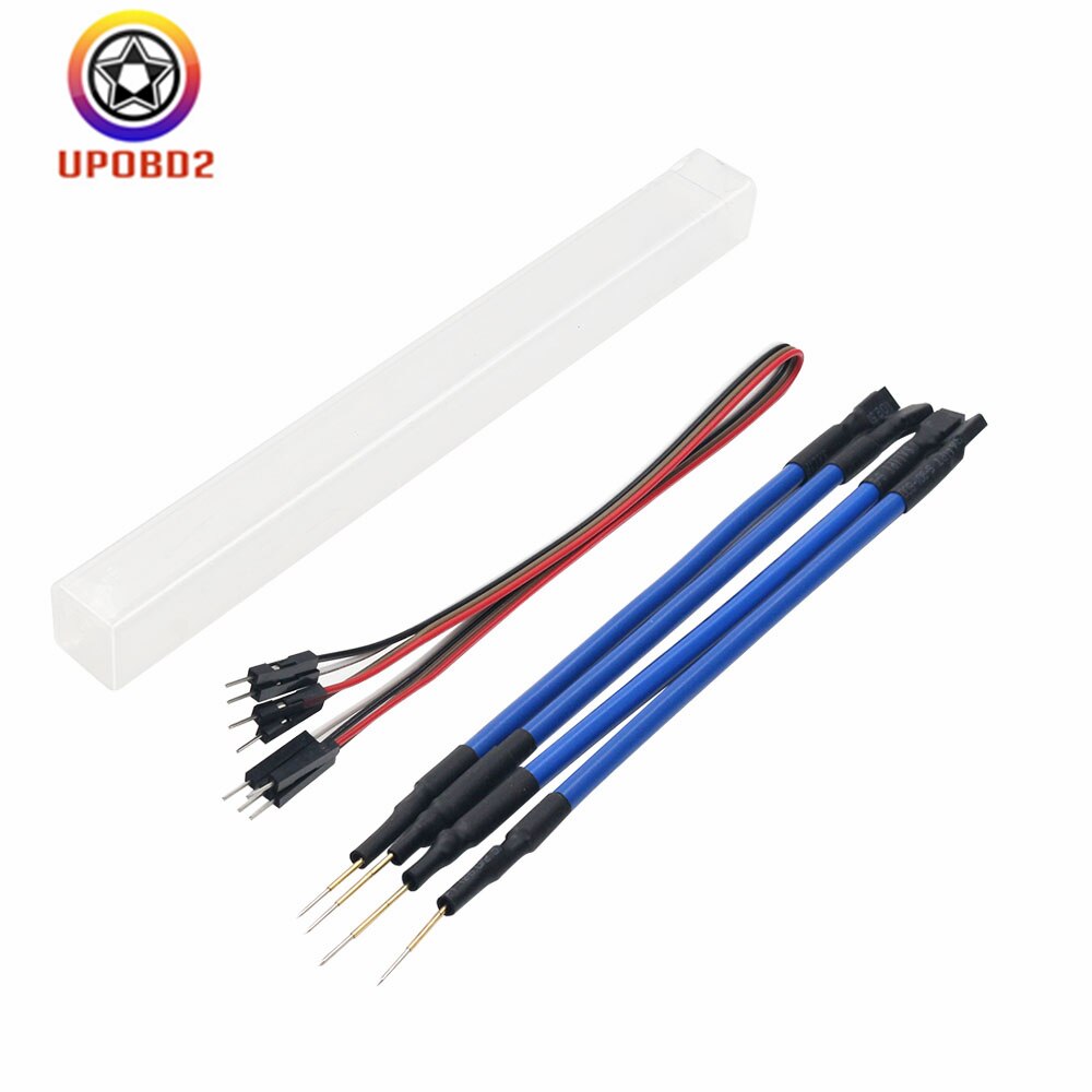 OBD 4pcs LED BDM Frame Probe Pens with Connect Cable BDM Frame Pins Adapters For KESS V2 KTAG K TAG FGTECH ECU Chip Tuning Tool
