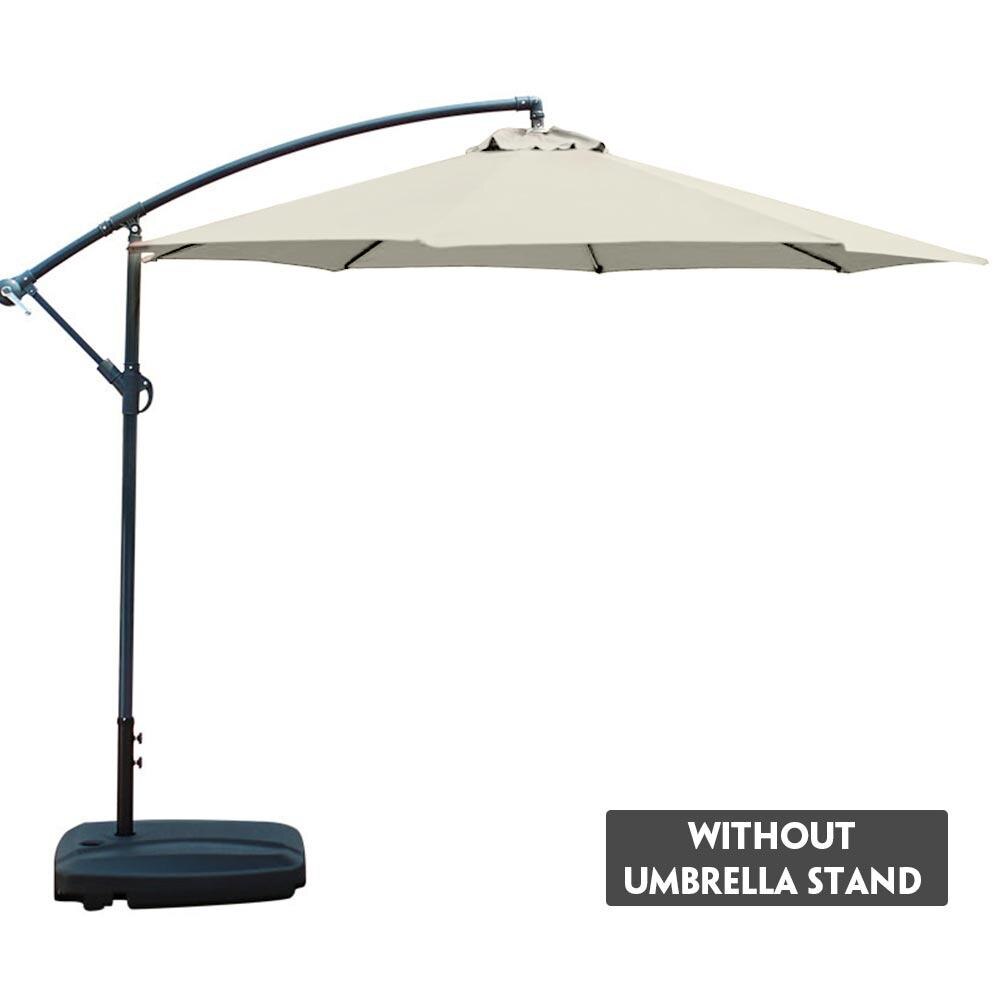Cubierta de sombrilla con forma de hexágono de 2M, protector de Patio resistente a los rayos UV, impermeable, cubierta de sombrilla: beige