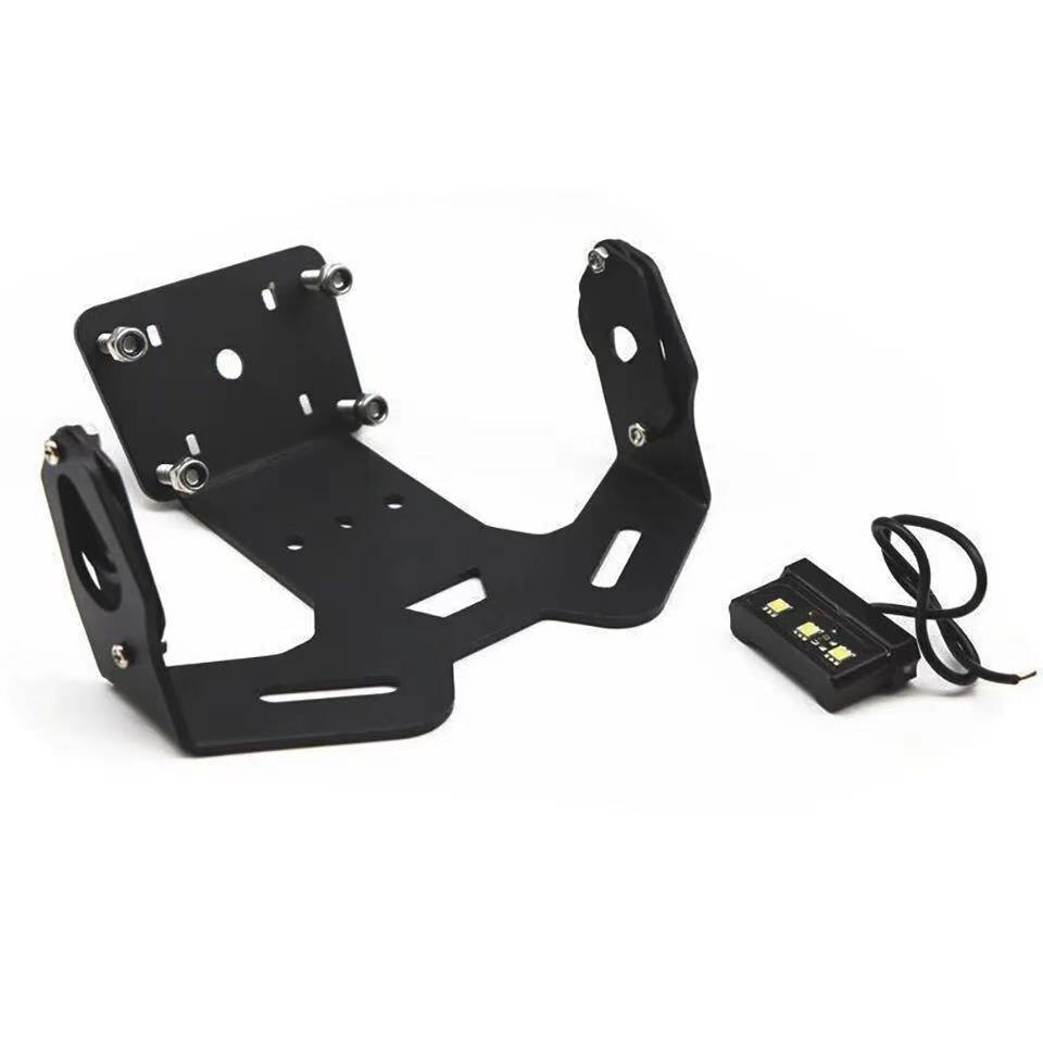 Trasero de la motocicleta soporte para matrícula marco de soporte con luz LED para Yamaha MT-15 MT15 MT 15