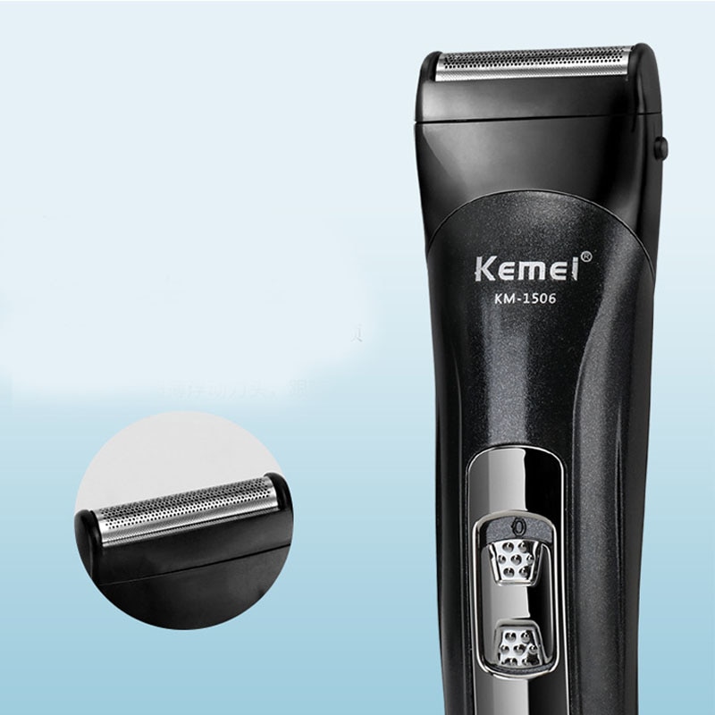 Kemei 1506 Rechargeable tondeuse à cheveux électrique sans fil Mini tondeuse à cheveux Machine de découpe de cheveux barbe Trimer pour hommes barbier