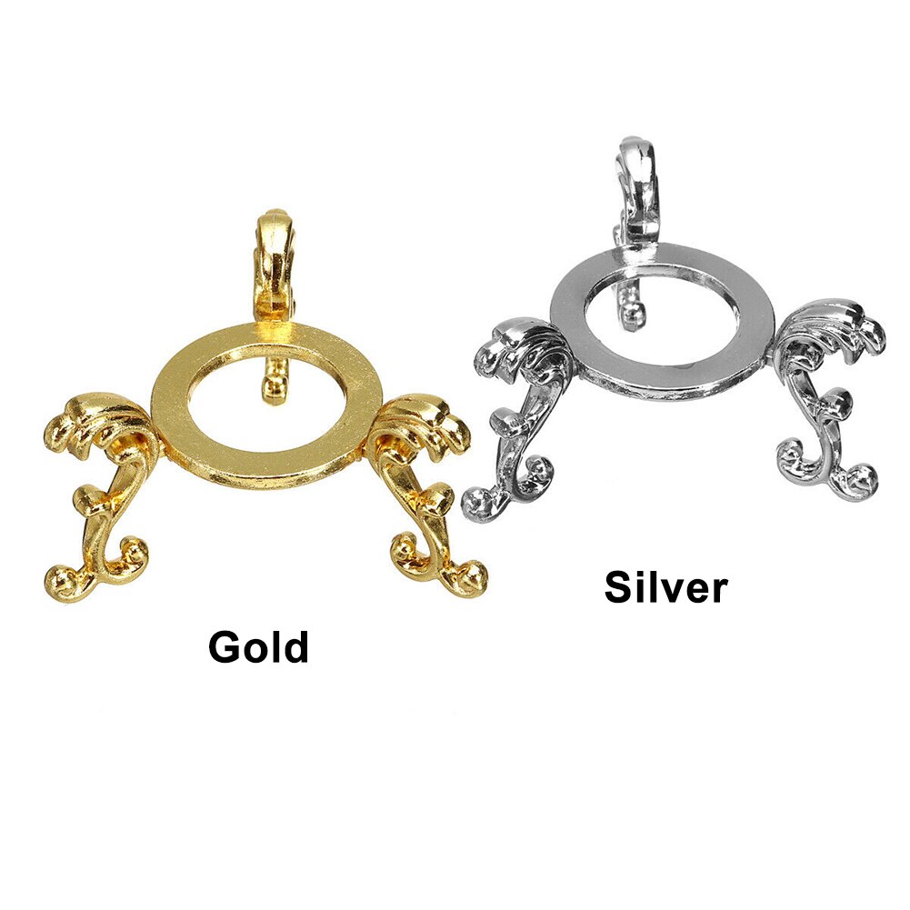 3D Engraved DIY Photography Props Gemstone Sphere Holder Art Craft Display Metal Base Home Decor Crystal Ball Stand Office